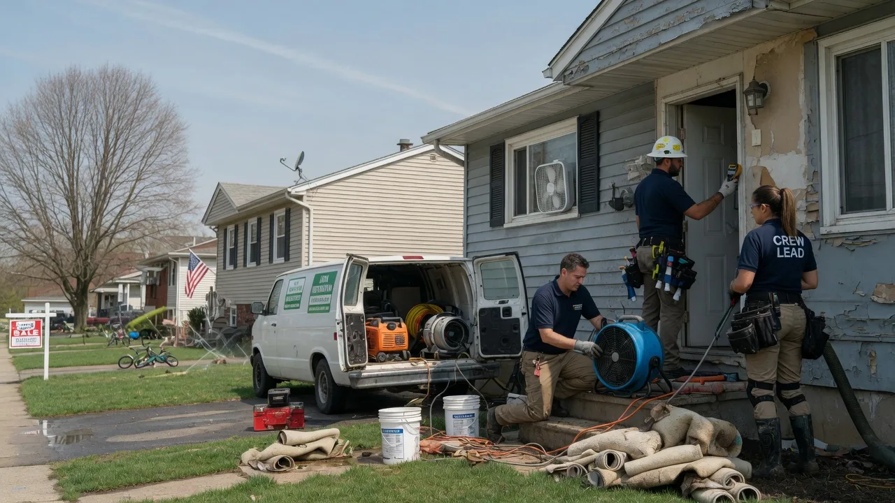Flood Cleanup in Fairless Hills, PA near me